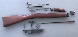 Carcano Moscetto Schaft und freie Teile
