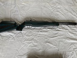 Weihrauch HW97 K - Kaliber 4,5 mm - Sonderedition mit Schichtholzschaft in blau-grau