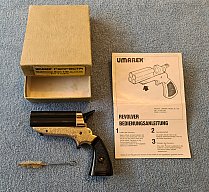 Derringer, Perfecta G100 Maverick "Bündelrevolver" , Pepperbox , PTB 42 mit OVP und Anleitung