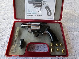 Revolver Uma Lady Chrom 9mm 380 Knall + Gas