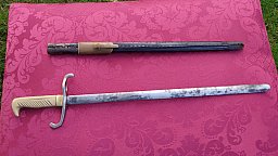 Historisches Preußen Seitengewehr M1871 mit Scheide