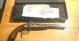 Perkussions Pistole Napoleon Le Page cal 45 Neu orginalverpackt armi sport