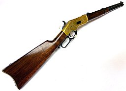 UHR Büchse - HEGE Uberti Mod. Winchester 1866 Yellow Boy Carbine "Sonderedition" | .44-40WCF