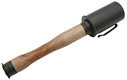 Stielhandgranate M16, Metall und Echtholz
