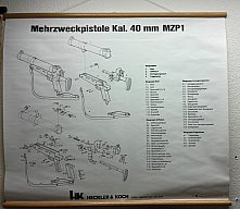 Mehrzweckpistole Kal.40mm MZP1 von Heckler & Koch H&K