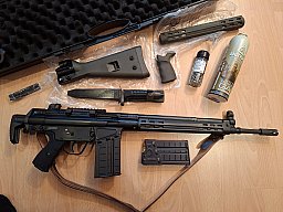 UNIKAT Heckler & Koch G3 Softair-Gewehr Kaliber 6 mm BB Gas Blowback (P18)