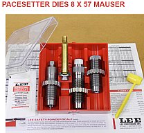 LEE 3-Die-Pacesetter LangwaffenMatrizensatz-SET FullLength 8x57 Mauser 8mm x 57 IRS 8x57IS JS #90544