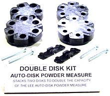 LEE 90195 Double Disk KIT > Ergänzende Platten für den LEE Auto Disk Pulverfüller Große Pulverladung