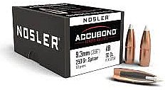 50 Nosler Geschosse .366, 250 grain, ACCUBOND SPITZER, NEU