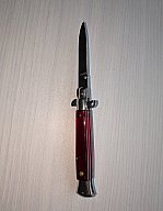 Springmesser Haller Stahlwaren mit rotem Griff