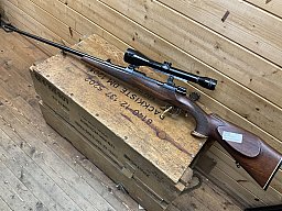 Repetierbüchse F.Cieplik Hamburg 98er, Kal. 7x64 mit Hertel&Reuss 2,5-10x48, Abs.4