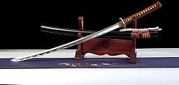 Handgeschmiedetes Bushido Katana aus 1060 er Kohlenstoffstahl Samuraischwert!