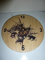 Wanduhr Jagdterrier
