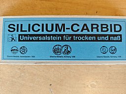 Alles muß raus!!! Silicium-Carbid Abziehstein feines Korn