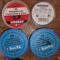 Konvolut Knallpatronen 8mmK / 9mm PA