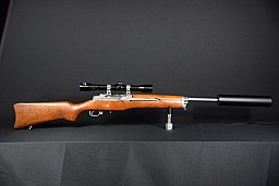Ruger Mini-14 Ranch Rifle Stainless .223 Rem mit JAKI Schalldämpfer und Zielfernrohr