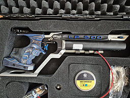 WALTHER LP500-MATCH EXPERT AUFLAGE BLUE ANGEL RECHTS M oder S