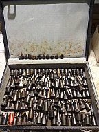 große Sammlung Schiessbecher/Abschussbecher für Gaswaffen +Adapter