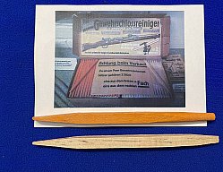 1 Paar Reinigungshölzer für deutsche Schußwaffen
