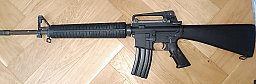 WE M16A3 - GasBlow Back - schwarz / 3 Magazine