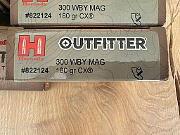 Hornady Outfitter .300 Weatherby Magnum WBY – 180 gr CX – 94 Schuss