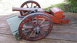 Vorderlader-Böller-Kanone Kaliber 25 mm