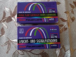 Leucht- und Signalpatronen, Kal. 12/70