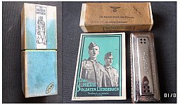 Soldaten Mundharmonika (All Right) + Liederbuch bis 1945, (Weihnachtsgeschenk) 2WK!!!