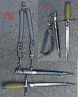 DDR NVA: Offiziersdolch mit Gehänge
