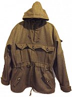 NEUHEIT SCHLUPFJACKE / ANORAK AUS GEBIRGSLODEN STEINGRAU OLIV