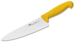 1 x Fleischer- Koch- Metzger- CHEFMESSER 415 20 GELB DUE CIGNI 20cm Klinge NITRO-B Chirurgenstahl