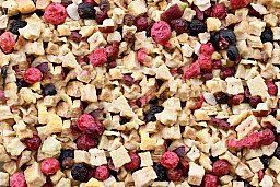1 x 125g LUNDERLAND Früchtemix für BARF Fleischfütterung | Trockenfrüchte: Apfel Sanddorn Beeren ...
