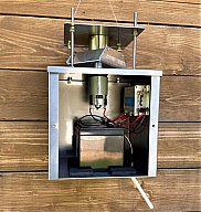 Futterautomat Kirrautomat mit "GSM SMS Handy Steuerung" aus Edelstahl 12 V