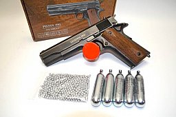 Legends! Vintage Colt Government 1911 Nachbau * CO² * 4,5 mm BB´s mit Starterpaket