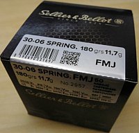 Munition S&B 30-06 VM 180gr