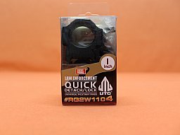 UTG QD Montageringe 1" Low (RQ2W1104) Law Enforcement Quick Detach/Lock f.Picatinnyprofil BH=10mm