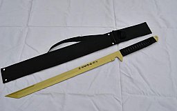 Ninja Schwert Technicolor Gold Scharf