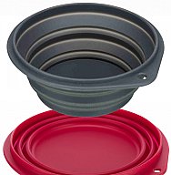 TRIXIE Hunde Reisenapf Silikon Wassernapf / Fressnapf | 1 x 1L - 18cm | faltbar, strapazierfähig!