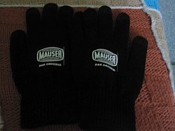 MAUSER warme HANDSCHUHE schwarz