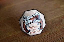 Böller - Button Böllern ist Tradition - NEUTRAL