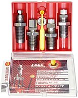 LEE CARBIDE Hartmetall Kurzwaffenmatrizensatz 4-Die DELUXE PISTOL .40 S&W 10mm Auto SET CRIMP #90965