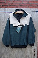Neuer/neuwertiger Helly Hansen SOFTPILE Pullover, grün/weiß