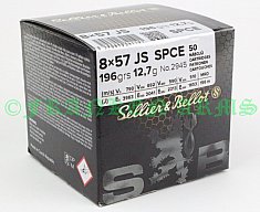 Sellier&Bellot 8x57IS SPCE 196gr. 12,7g 50 Stück 155487
