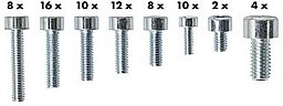 014869, ANSCHÜTZ, Ersatzteil-Set Innensechskantschrauben ONE Schaft, NEU
