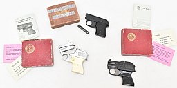 3 Stück EWB - pflichtige Gaswaffen WALTHER UP Mod.1 Kal. 6mmFlob. + 2x EM-GE Mod. 320 J Kal. 7mm Gas