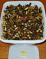 2.560 identische GECO Hülsen für 9mm