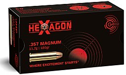 50 Schuss GECO .45 AUTO ACP HEXAGON JHP Hohlspitz Präzisionsmunition 200gr 13g Fangschuss + Sport