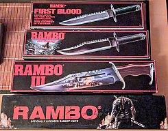 Original lizensierte Rambo-Filmmesser 1-4 Replikas