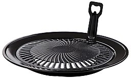 Grillplatte für Camping Gaskocher, Gasherde und BBQ´s mit Antihaft-Beschichtung - Flaschenöffner