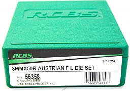 RCBS Langwaffenmatrizensatz Full Length 2-Die-Set GROUP G 8MMx50R | 8x50R 8 x 50 R AUSTRIAN #56358